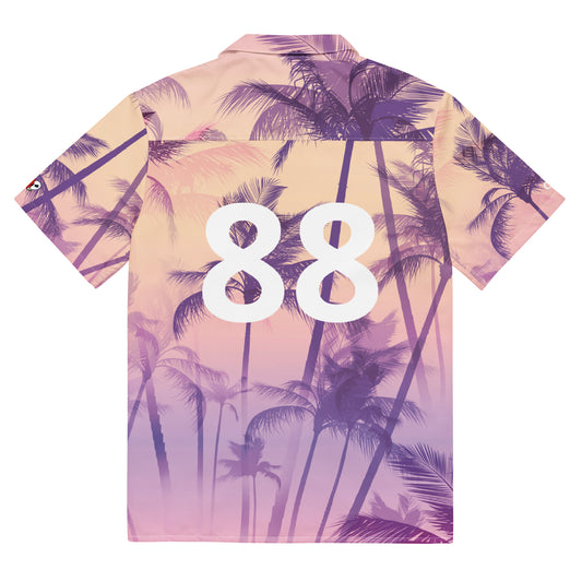 CC88 *Fantasy Island* Capsule Resort Shirt (Palm Gradient Sunset)