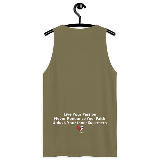 CC88 V524 Men’s Premium Tank Top Military Green