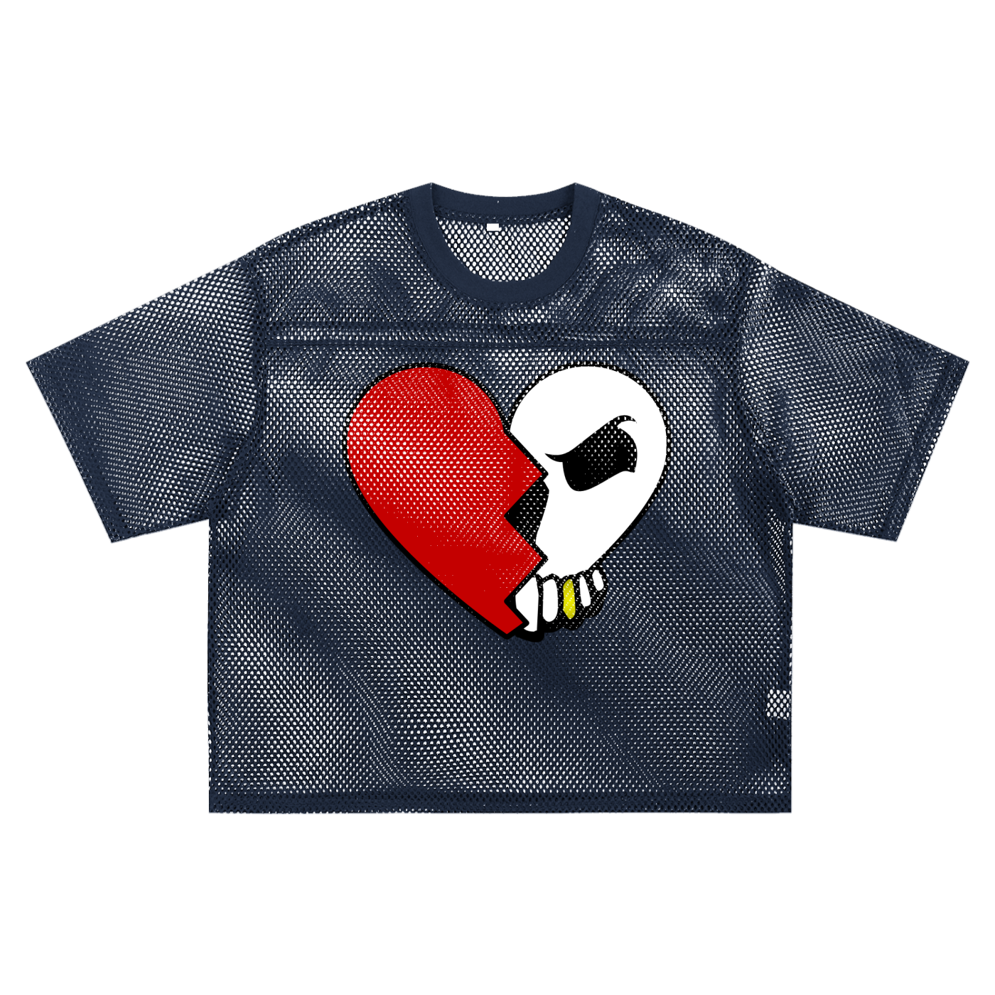 *CC88 Black Label* - See-through Boxy Net Logo T-Shirt