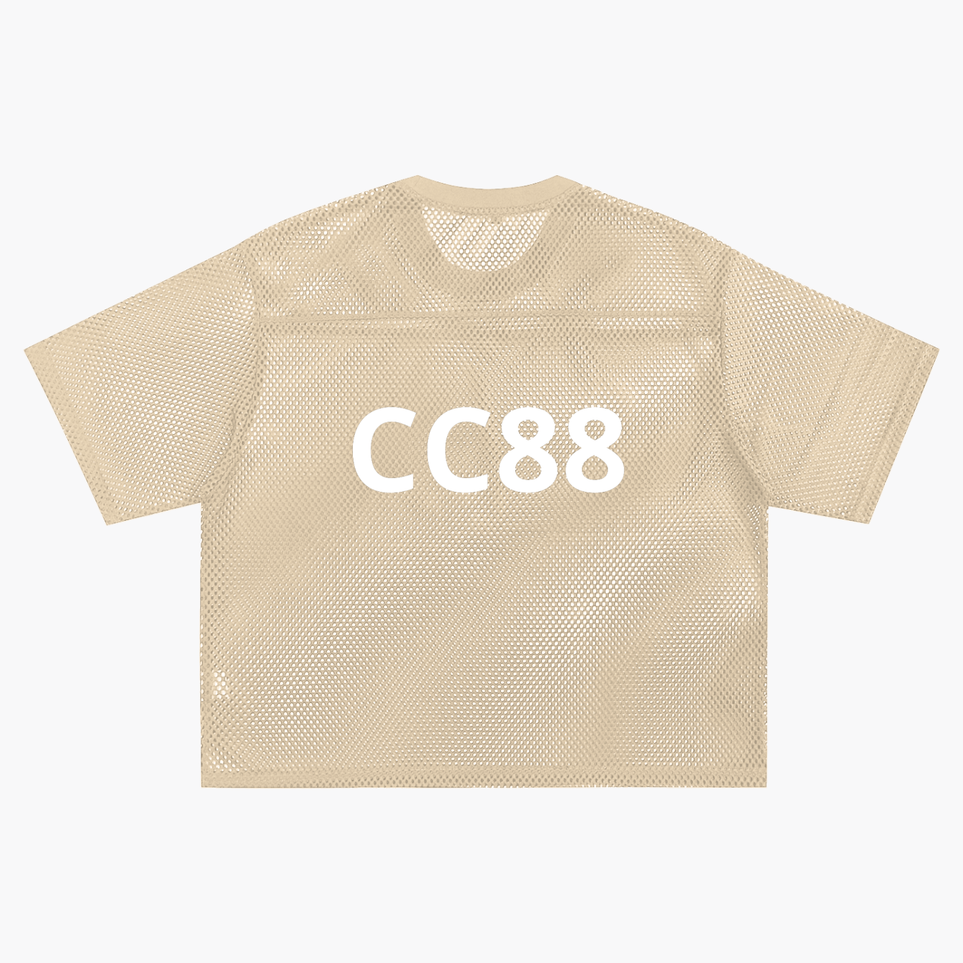 *CC88 Black Label* - See-through Boxy Net Logo T-Shirt