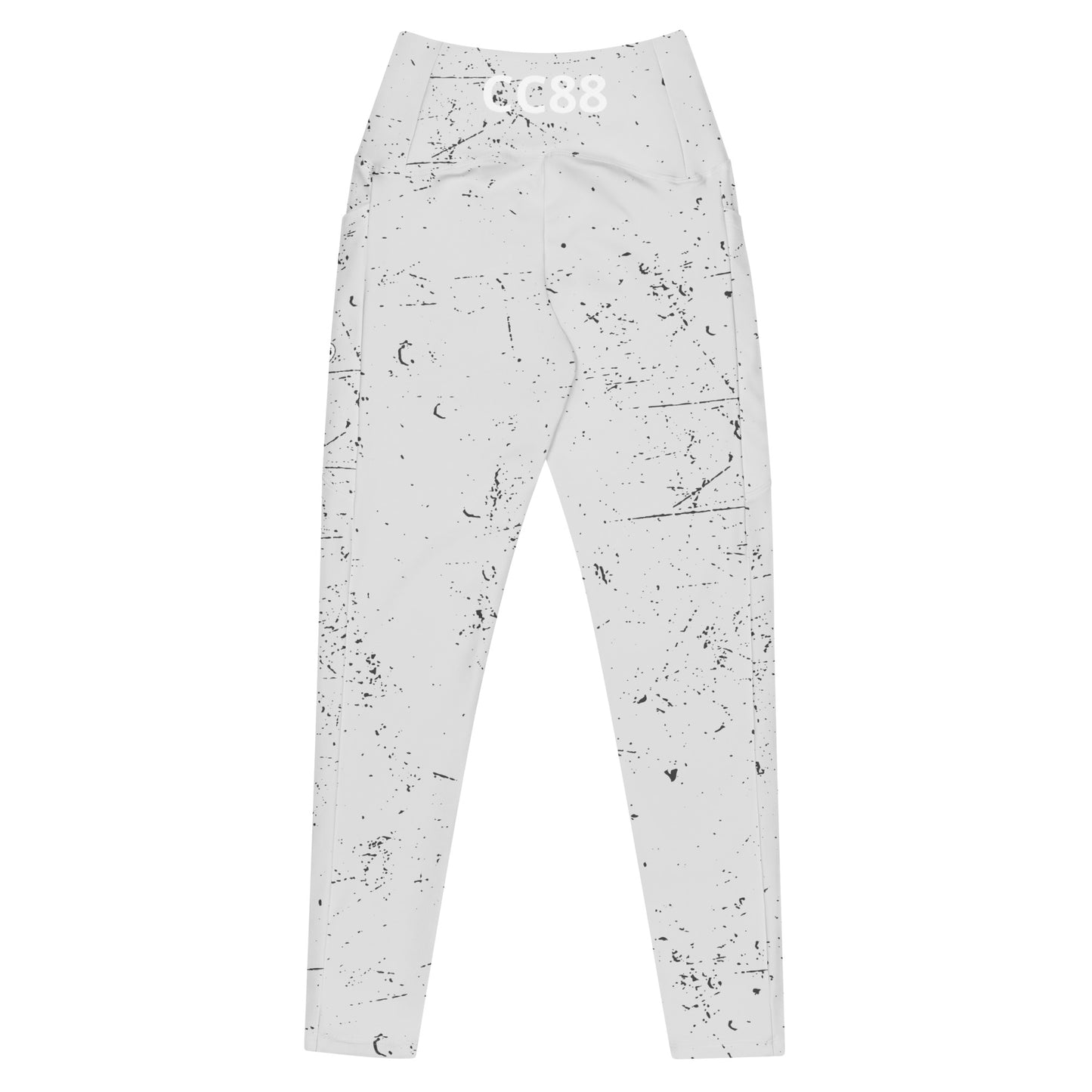 CC88 *Training Camp* Crossover Leggings with Pockets (Abs83)