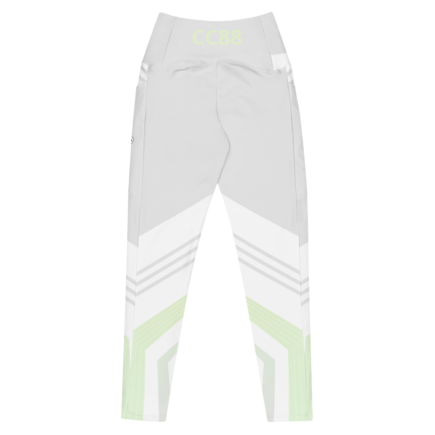 CC88 *Training Camp* Crossover Leggings with Pockets (Geo163)