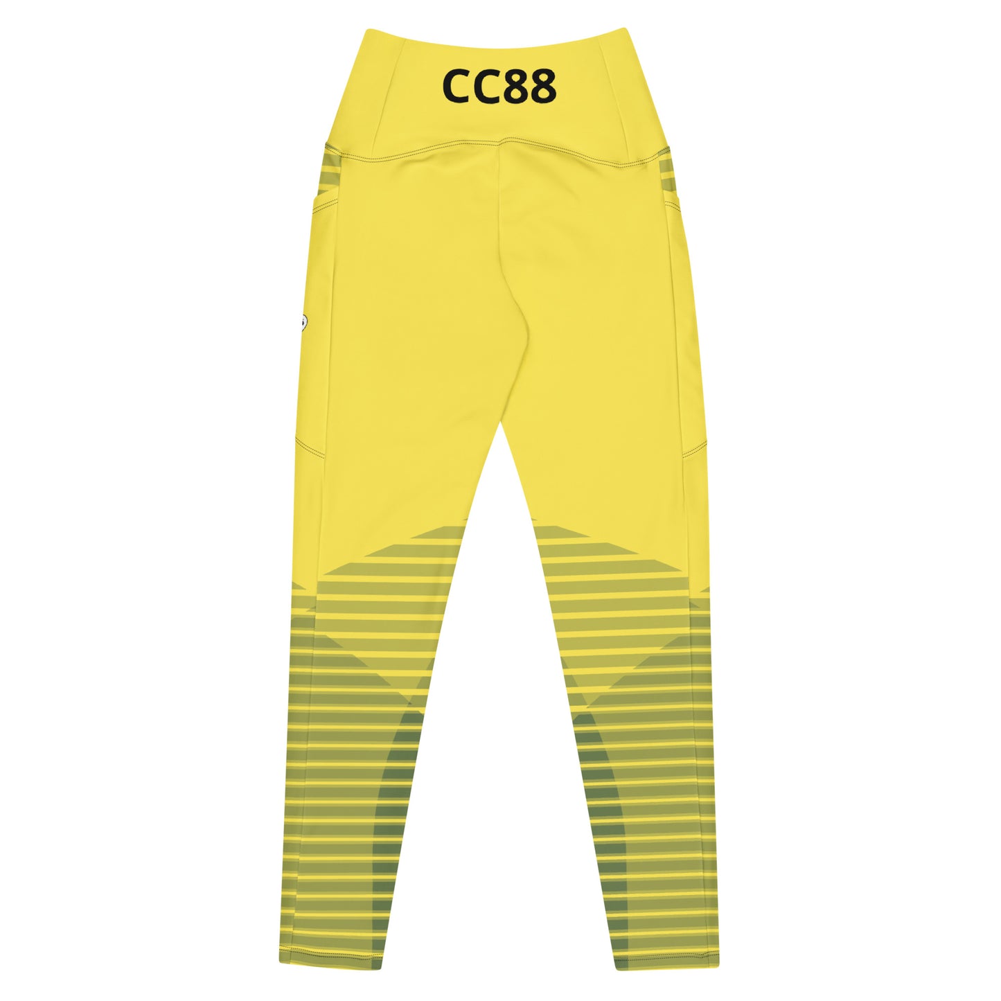 CC88 *Training Camp* Crossover Leggings with Pockets (Abs107)