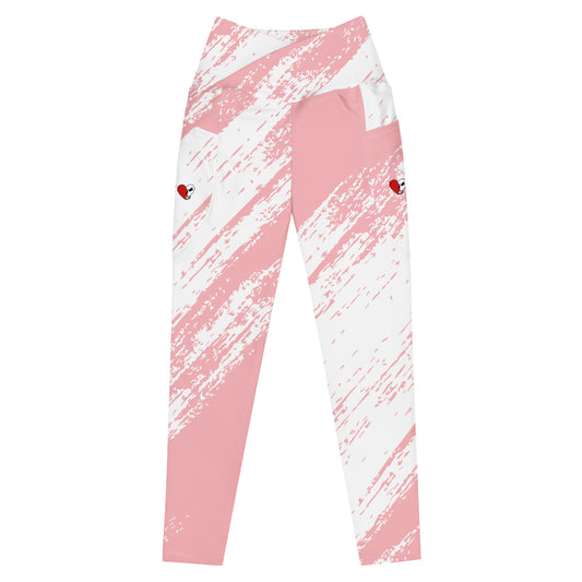 CC88 *Training Camp* Crossover Leggings with Pockets (Abs37)