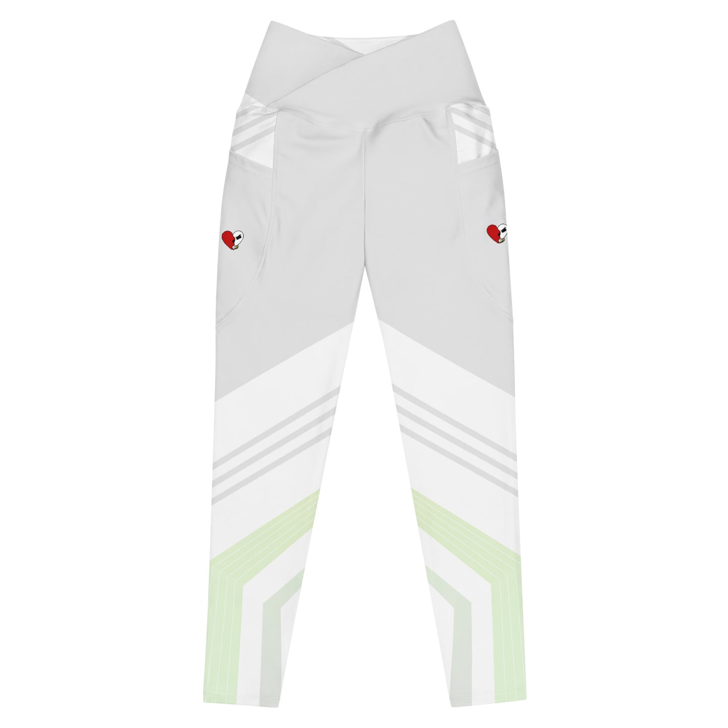 CC88 *Training Camp* Crossover Leggings with Pockets (Geo163)