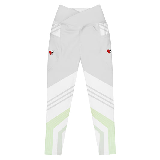 CC88 *Training Camp* Crossover Leggings with Pockets (Geo163)