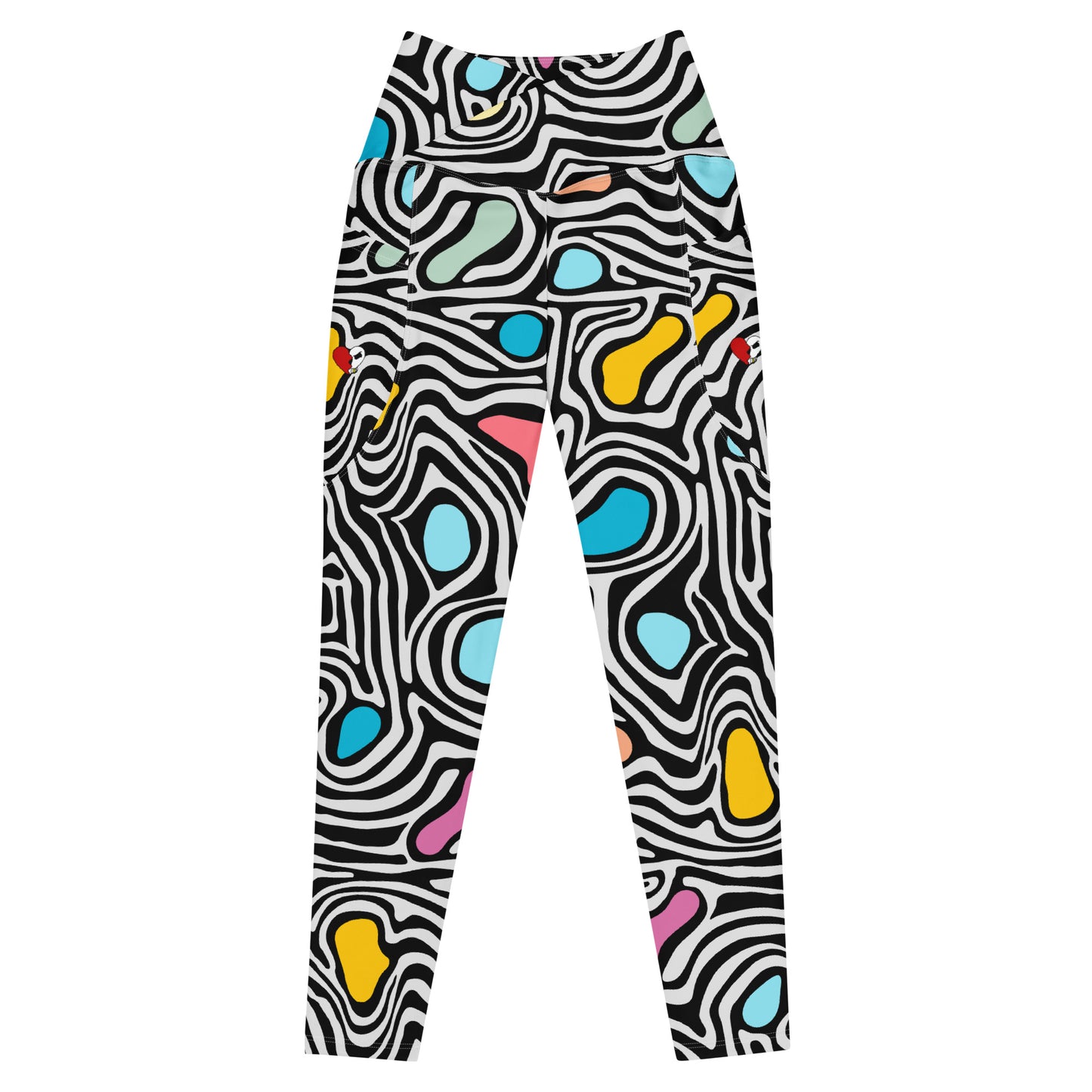 CC88 *Training Camp* Crossover Leggings with Pockets (SxC107)