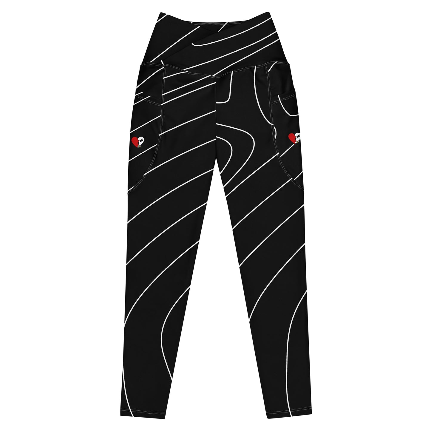 CC88 *Training Camp* Crossover Leggings with Pockets (Abs87)