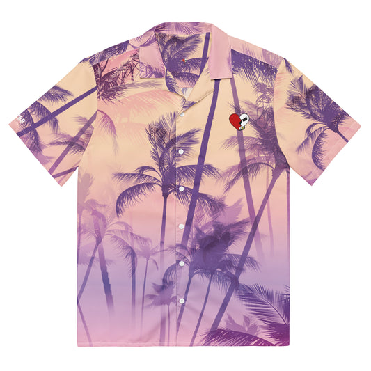CC88 *Fantasy Island* Capsule Resort Shirt (Palm Gradient Sunset)