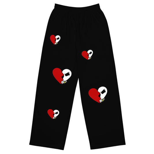 CC88 All-over print unisex wide-leg pants