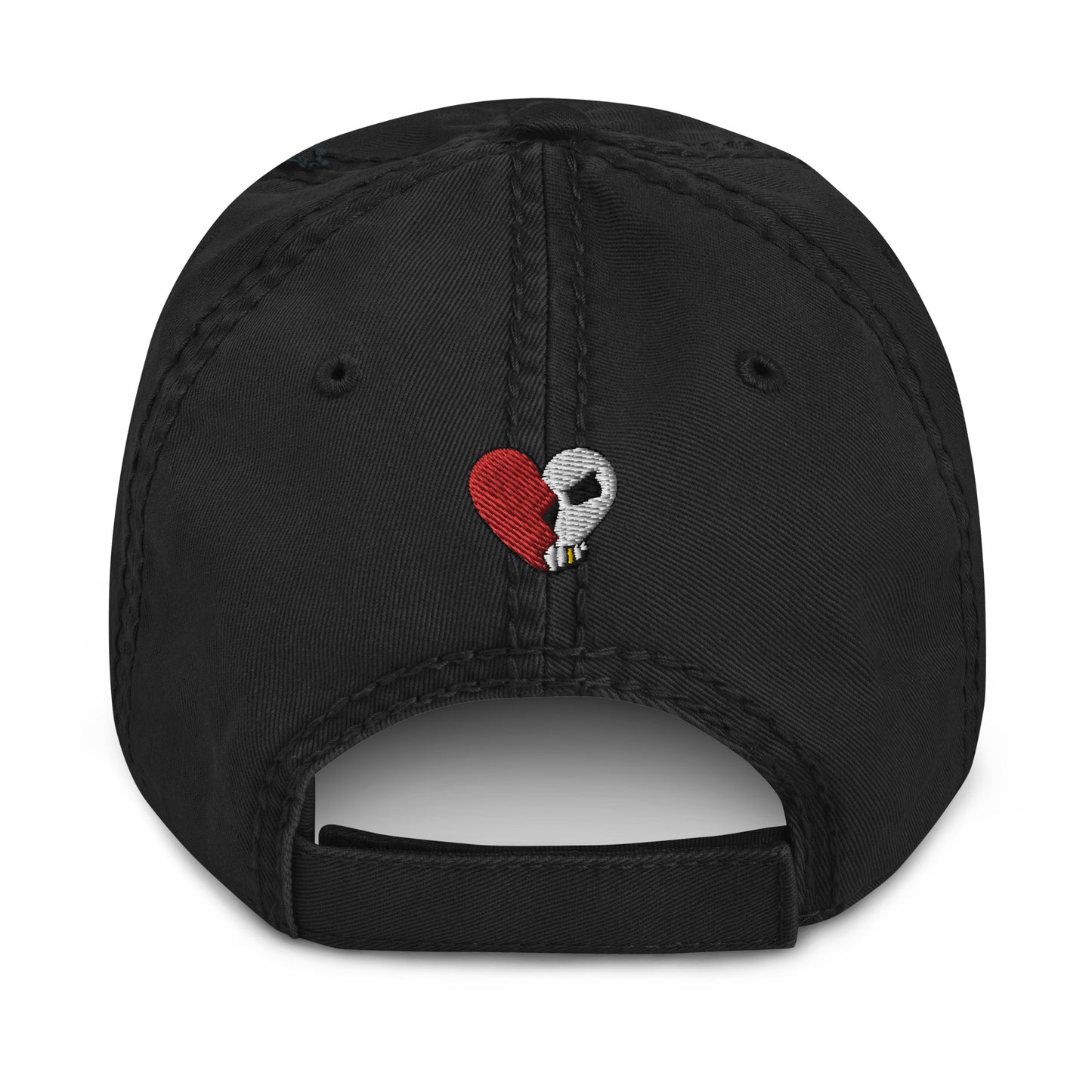 CC88 *Wolrd Travelers'* Distressed Dad Hat (Black)