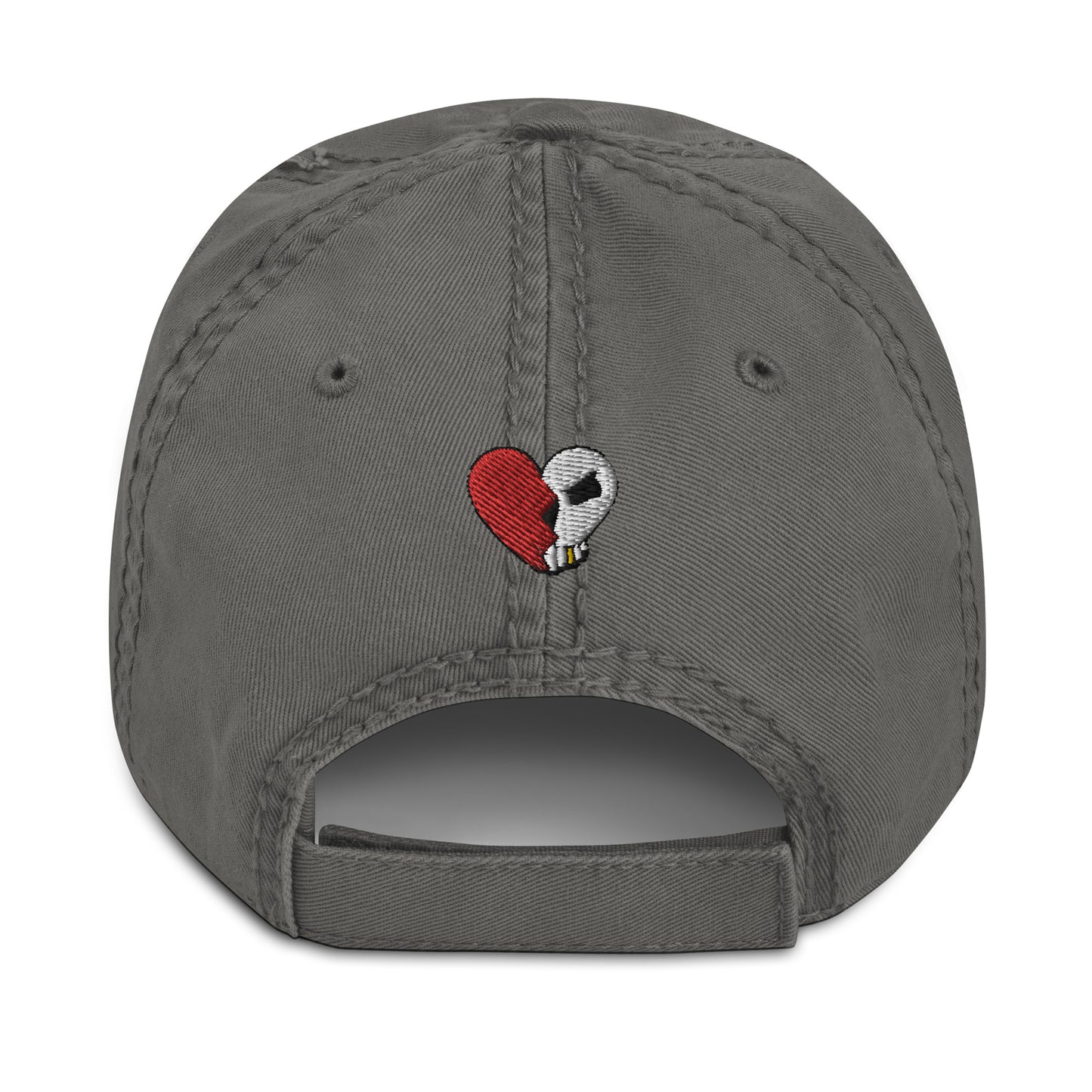 CC88 *World Travelers'* Distressed Dad Hat (Charcoal Grey)