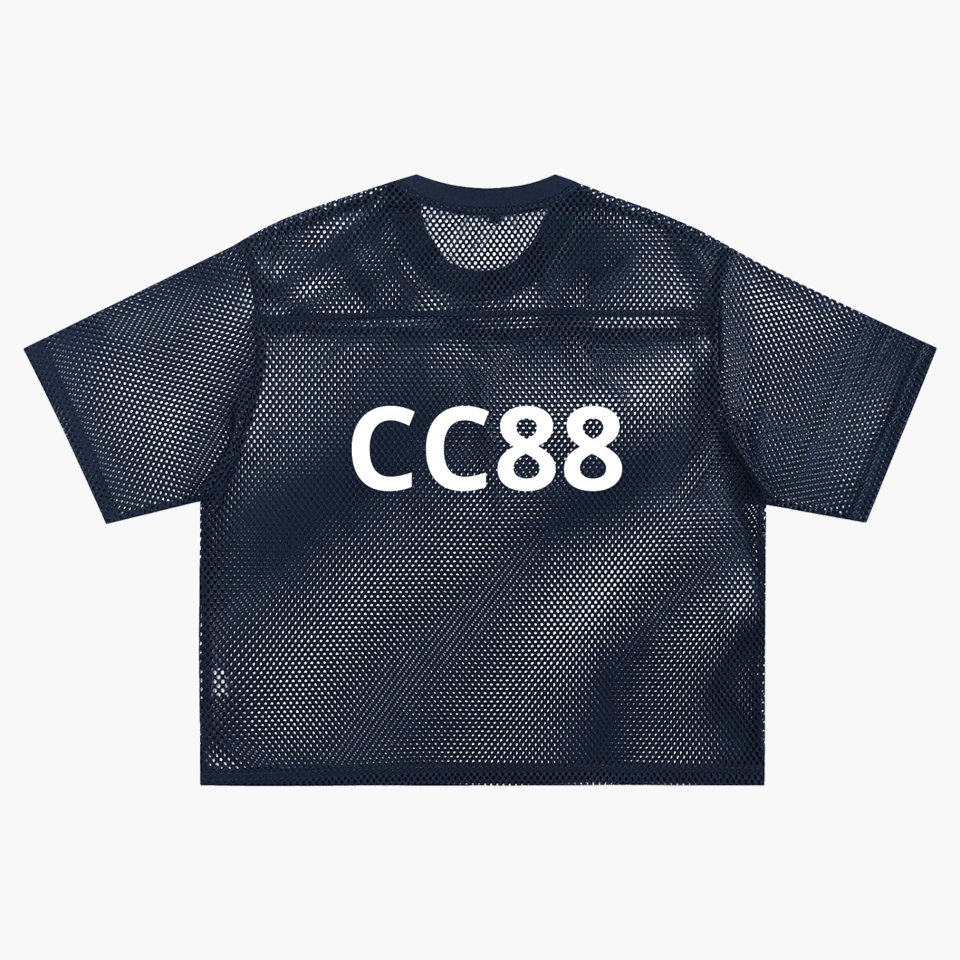 *CC88 Black Label* - See-through Boxy Net Logo T-Shirt