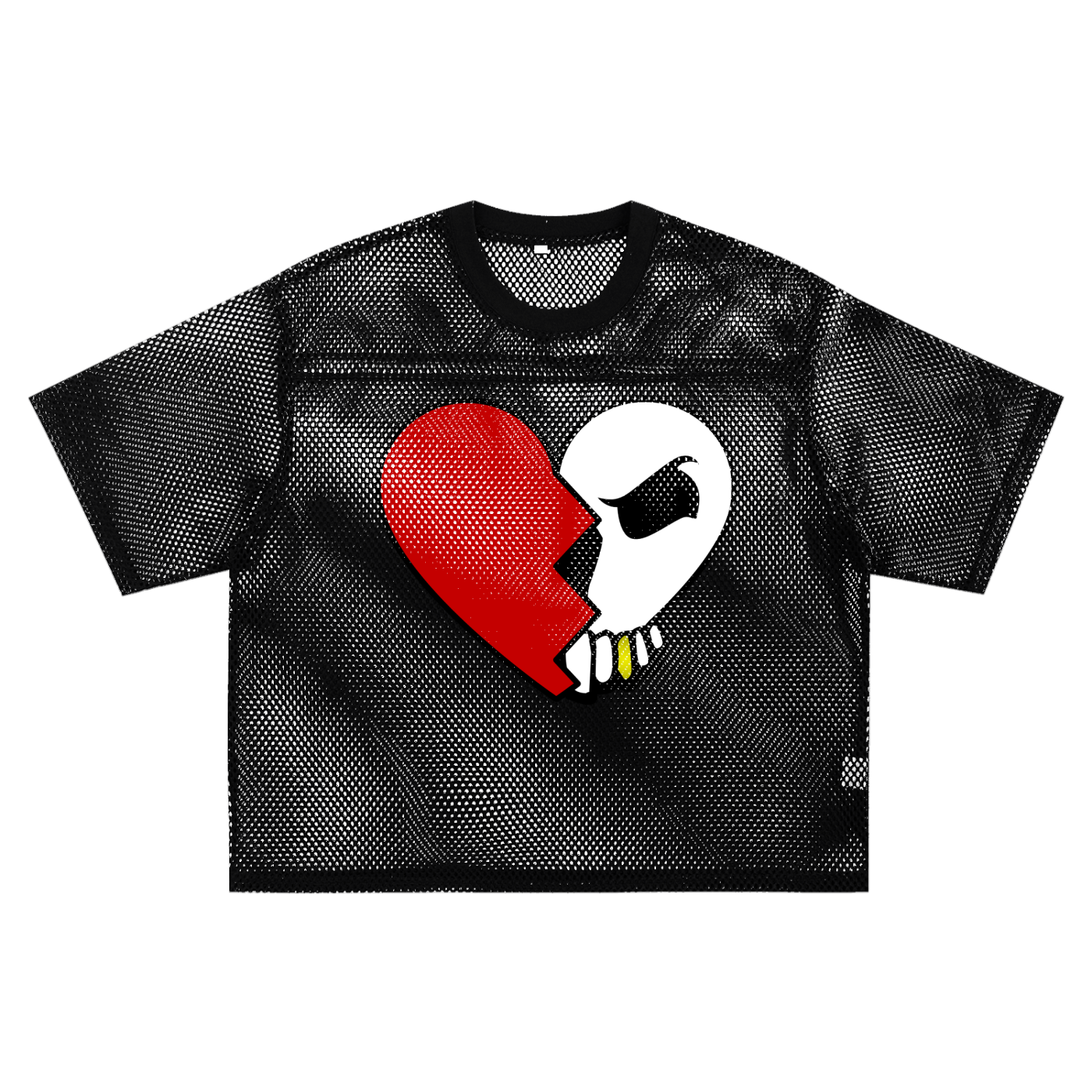 *CC88 Black Label* - See-through Boxy Net Logo T-Shirt