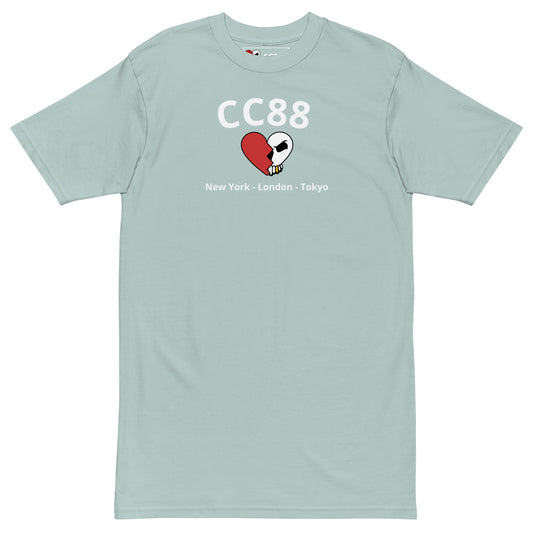 CC88 *World Travelers'* Premium Heavyweight Tee (Agave)