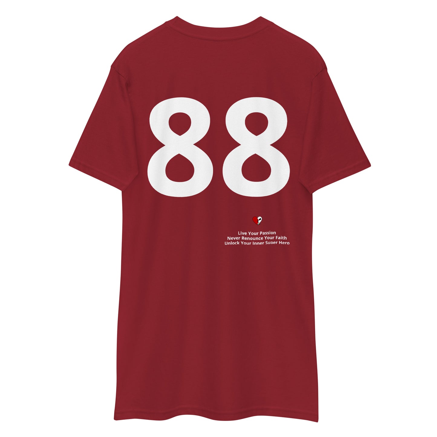 CC88 *World Travelers'* Premium Heavyweight Tee (Brick Red)