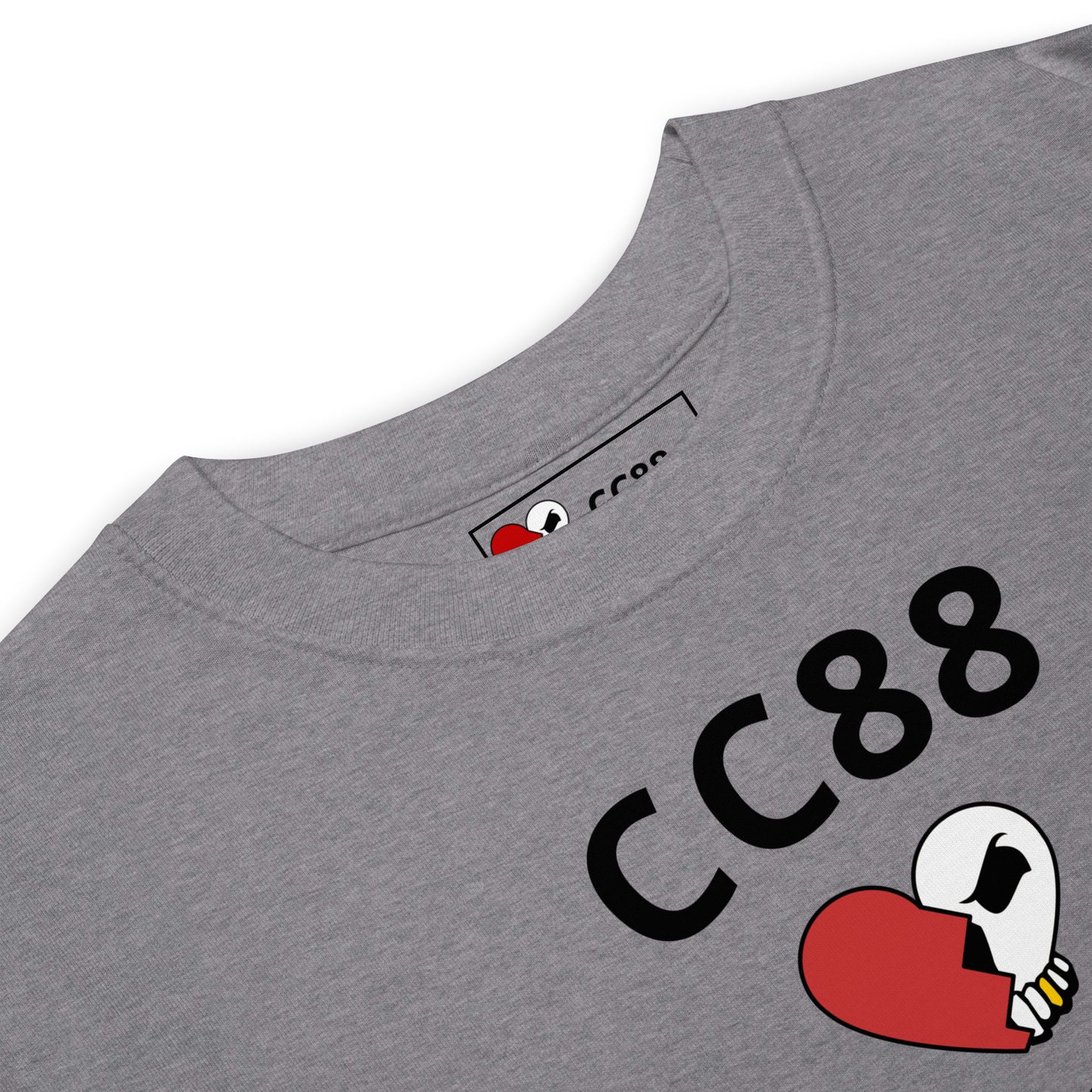 CC88 *World Travelers'* Premium Heavyweight Tee (Carbon Grey)