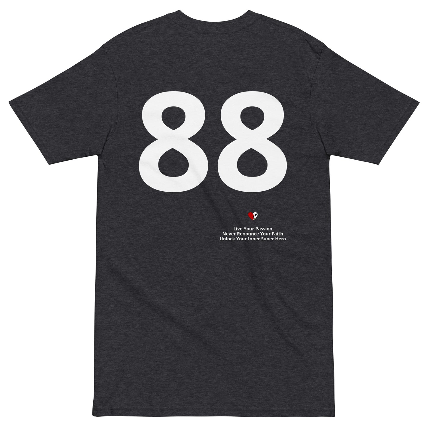 CC88 *World Travelers'* Premium Heavyweight Tee (Heather Grey)