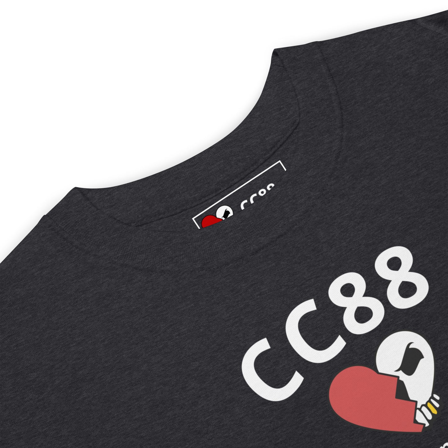 CC88 *World Travelers'* Premium Heavyweight Tee (Heather Grey)