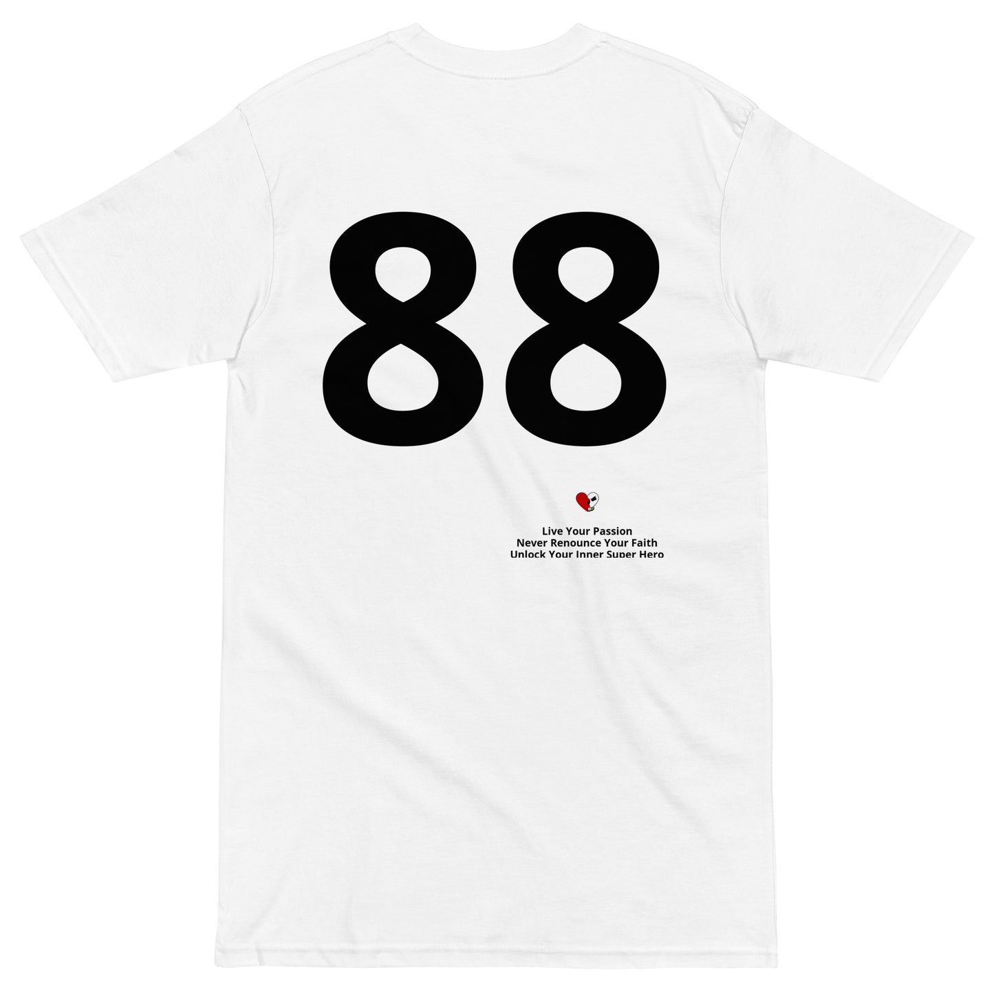 CC88 *World Travelers'* Premium Heavyweight Tee (White)