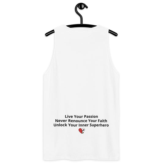 CC88 V524 Men’s Premium Tank Top White