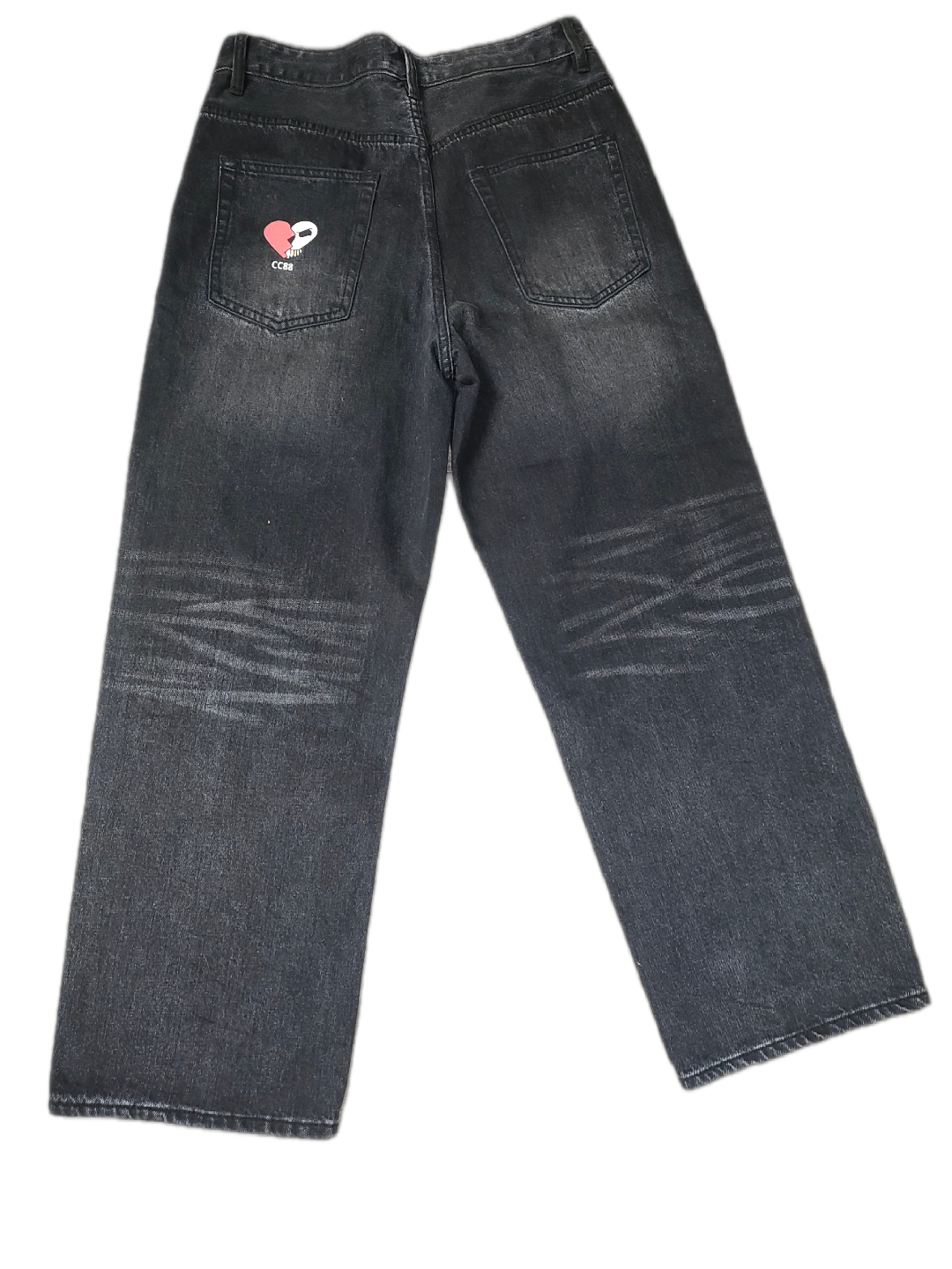 *CC88 Black Label* Vintage Wash Heavyweight Black Denim Jeans