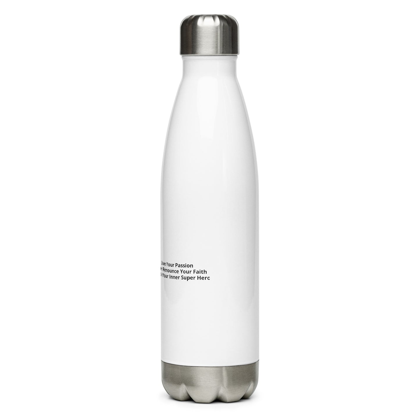 CC88 *World Travelers'* Stainless Steel Water Bottle (Black)