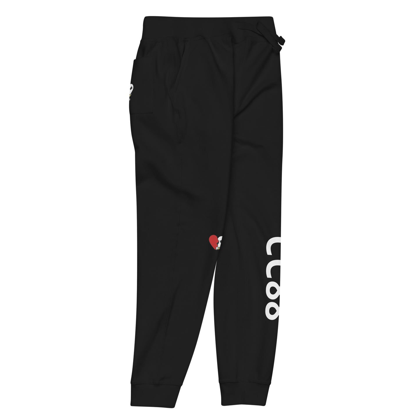 CC88 V524 Unisex Fleece Sweatpants Black