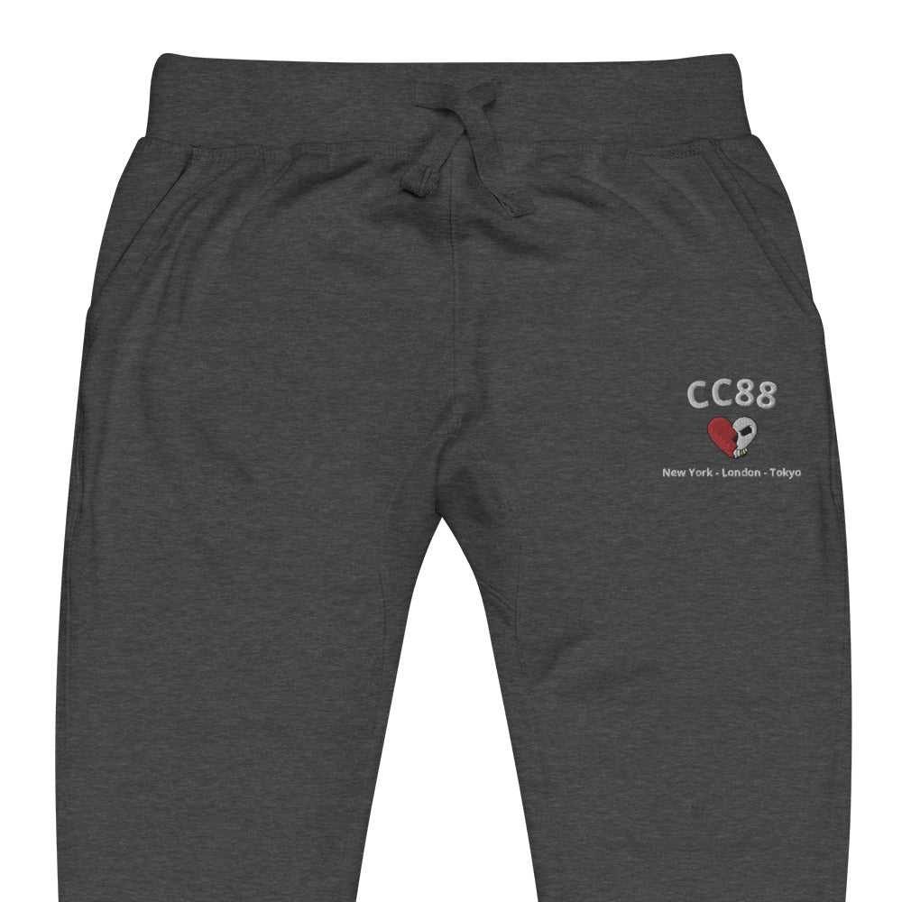 CC88 *World Travelers'* Premium Sweatpants (Charcoal Heather)