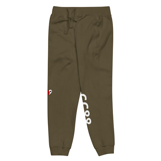 CC88 V524 Unisex Fleece Sweatpants Military Green