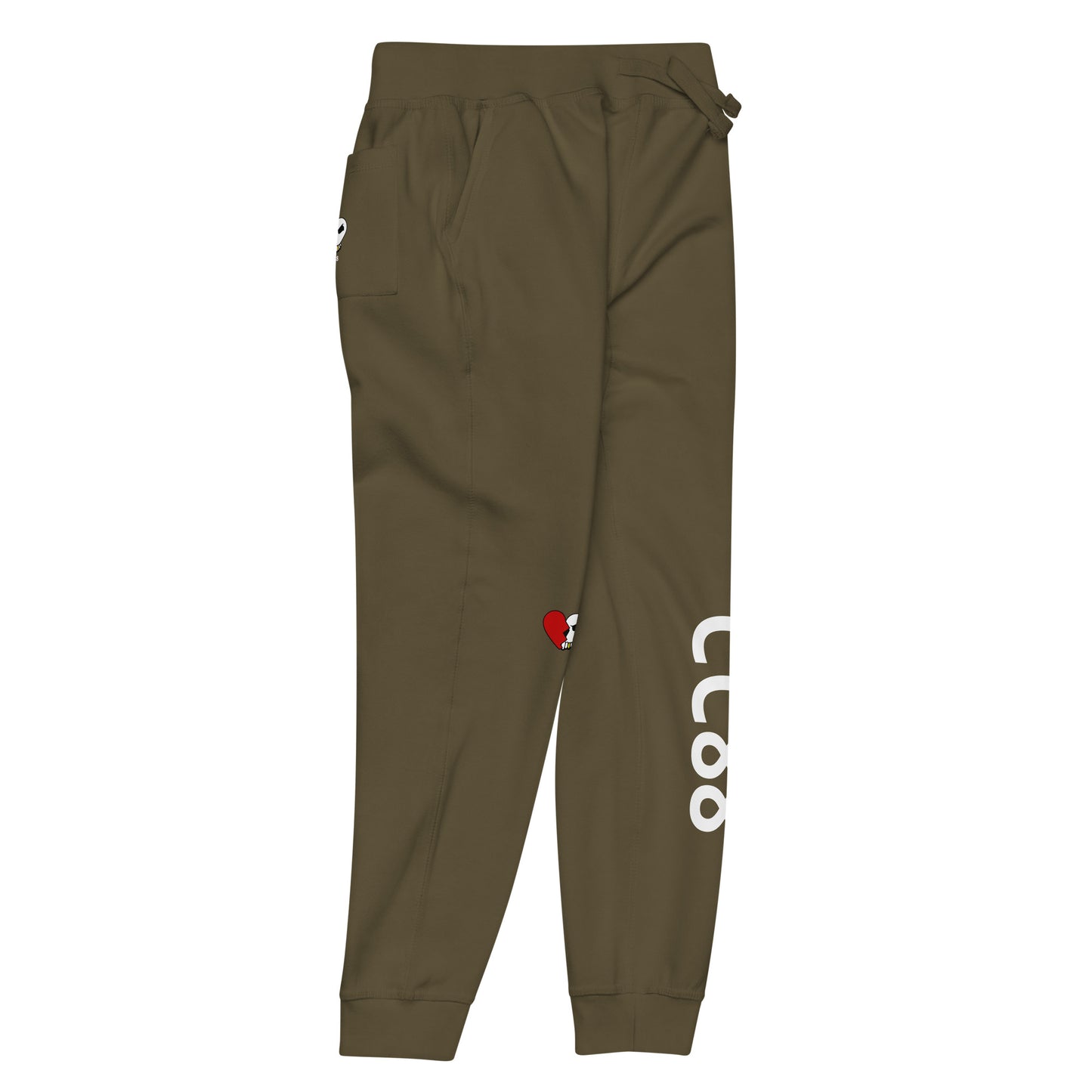 CC88 V524 Unisex Fleece Sweatpants Military Green