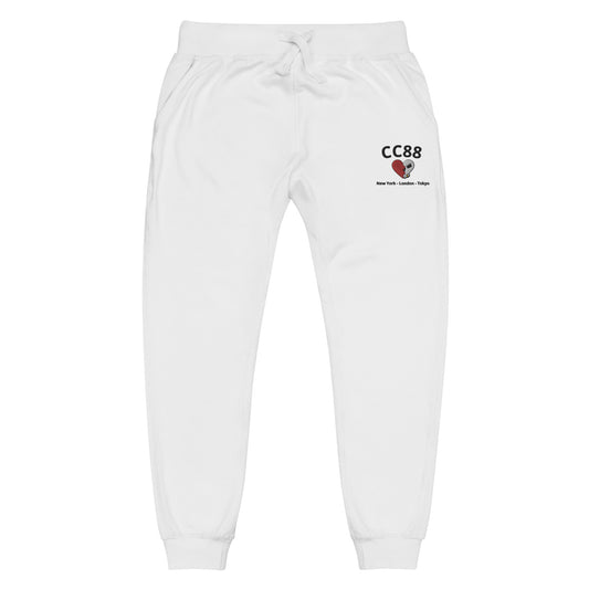 CC88 *World Travelers'* Premium Sweatpants (White)