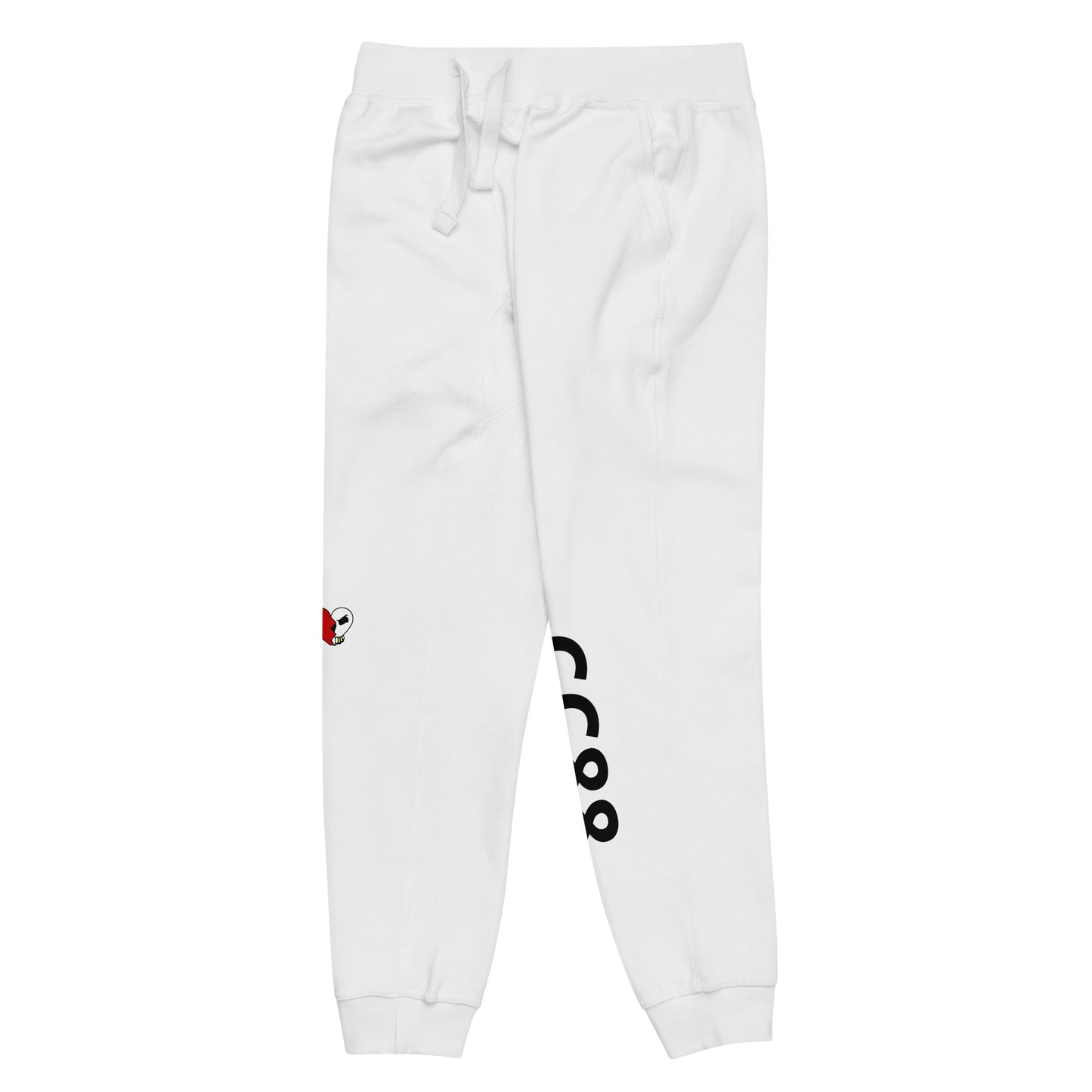 CC88 V524 Unisex Fleece Sweatpants White