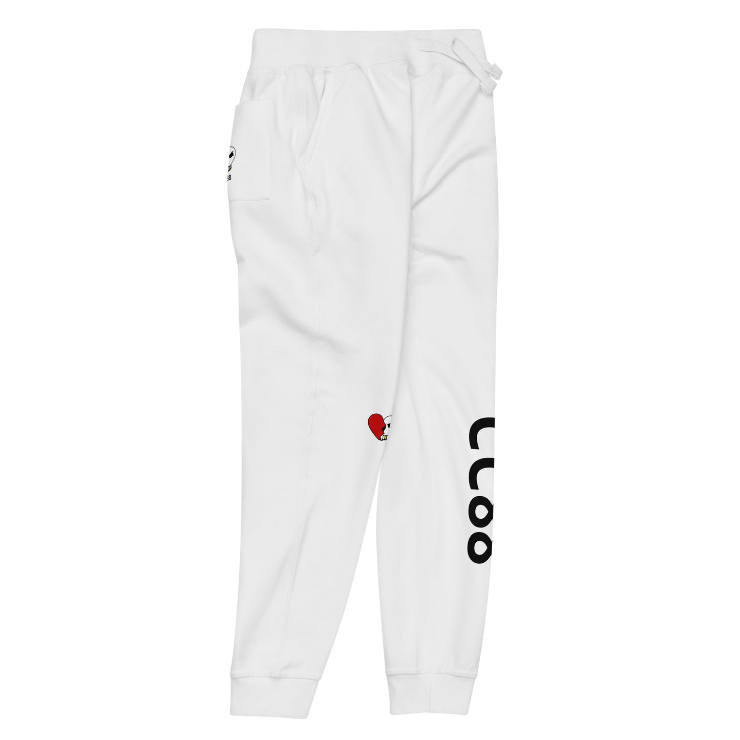 CC88 V524 Unisex Fleece Sweatpants White