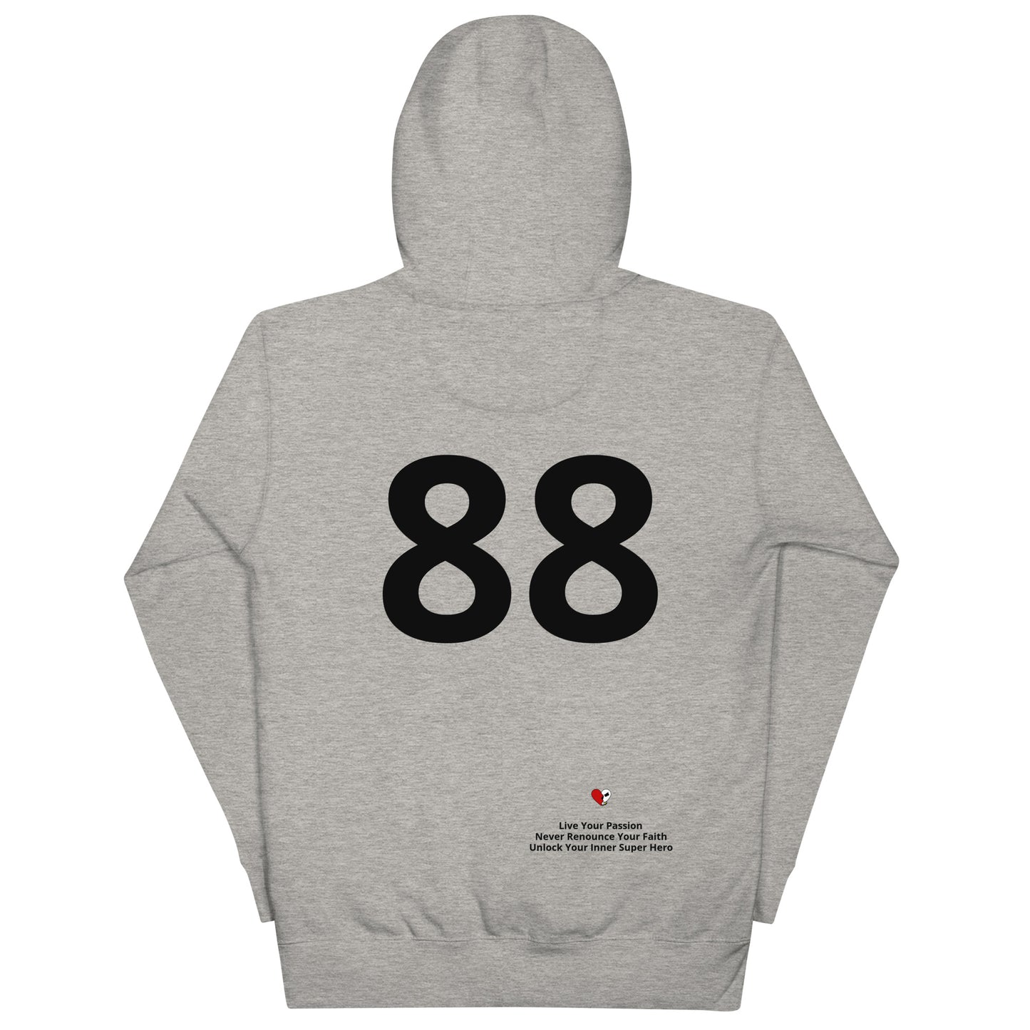 CC88 *World Travelers'* Premium Hoodie (Carbon Grey)