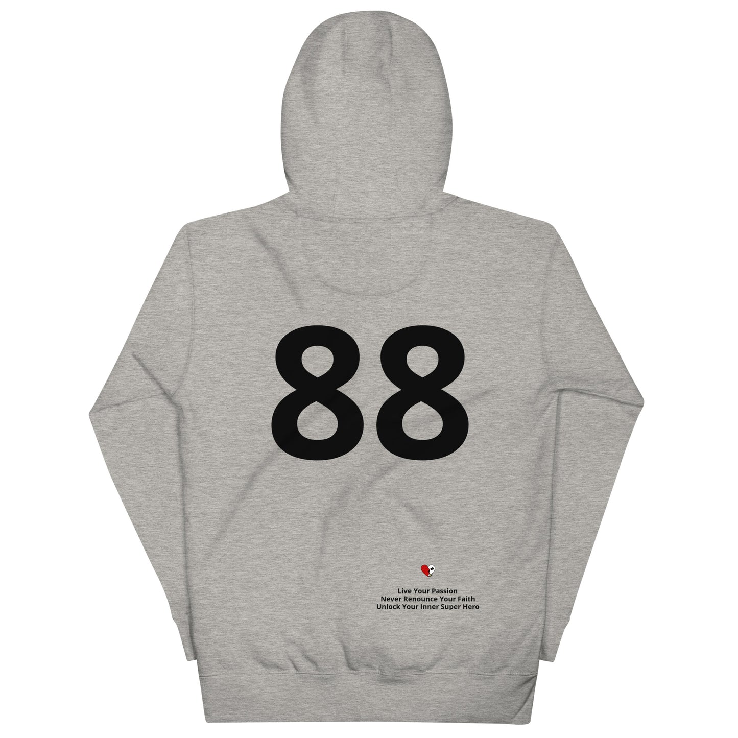 CC88 *World Travelers'* Premium Hoodie (Carbon Grey)