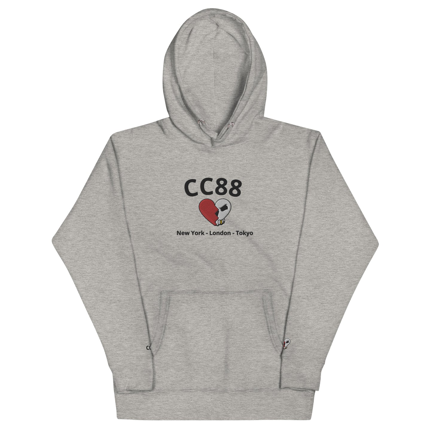 CC88 *World Travelers'* Premium Hoodie (Carbon Grey)