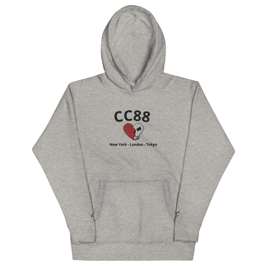 CC88 *World Travelers'* Premium Hoodie (Carbon Grey)