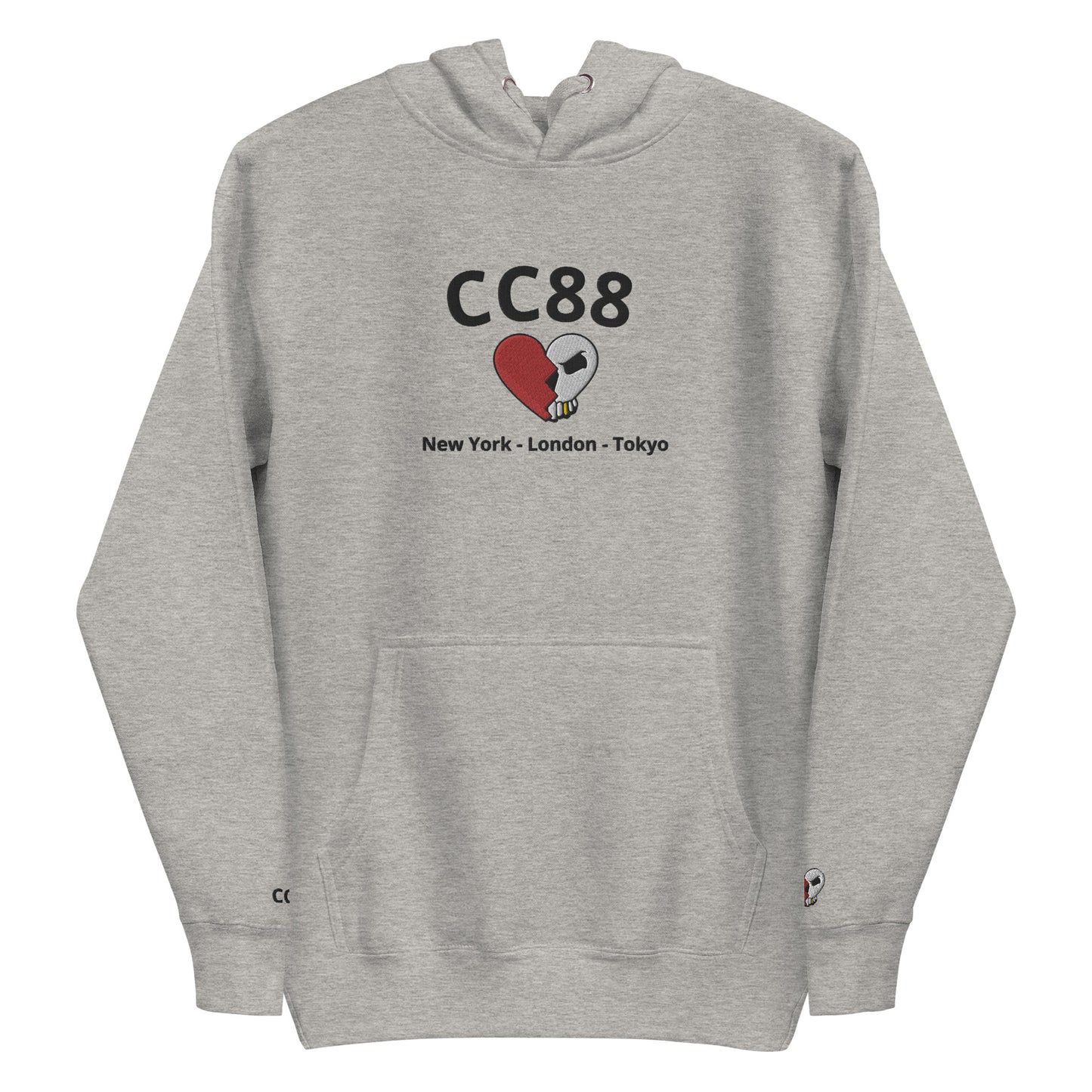 CC88 *World Travelers'* Premium Hoodie (Carbon Grey)