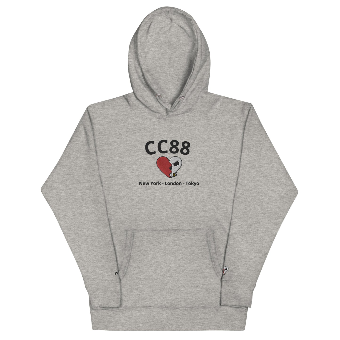 CC88 *World Travelers'* Premium Hoodie (Carbon Grey)