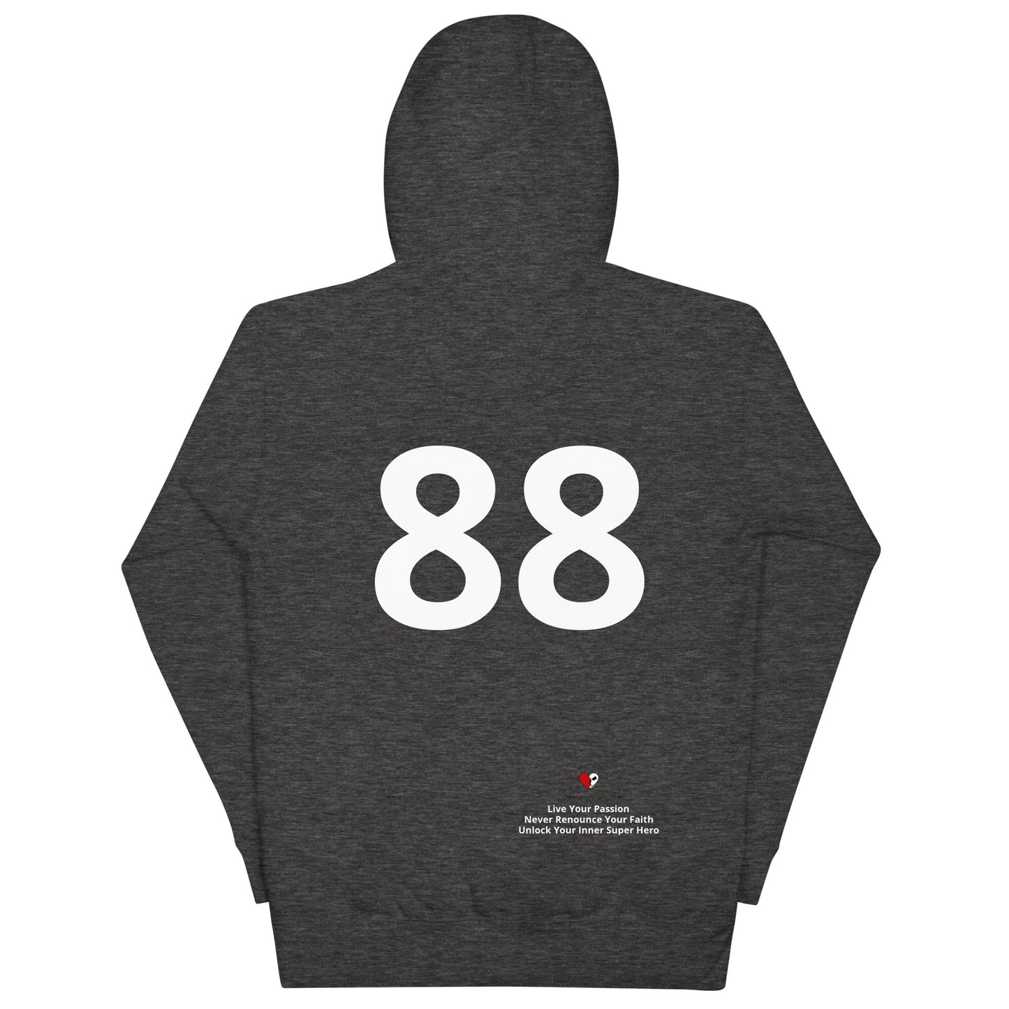 CC88 *World Travelers'* Premium Hoodie (Charcol Heather)