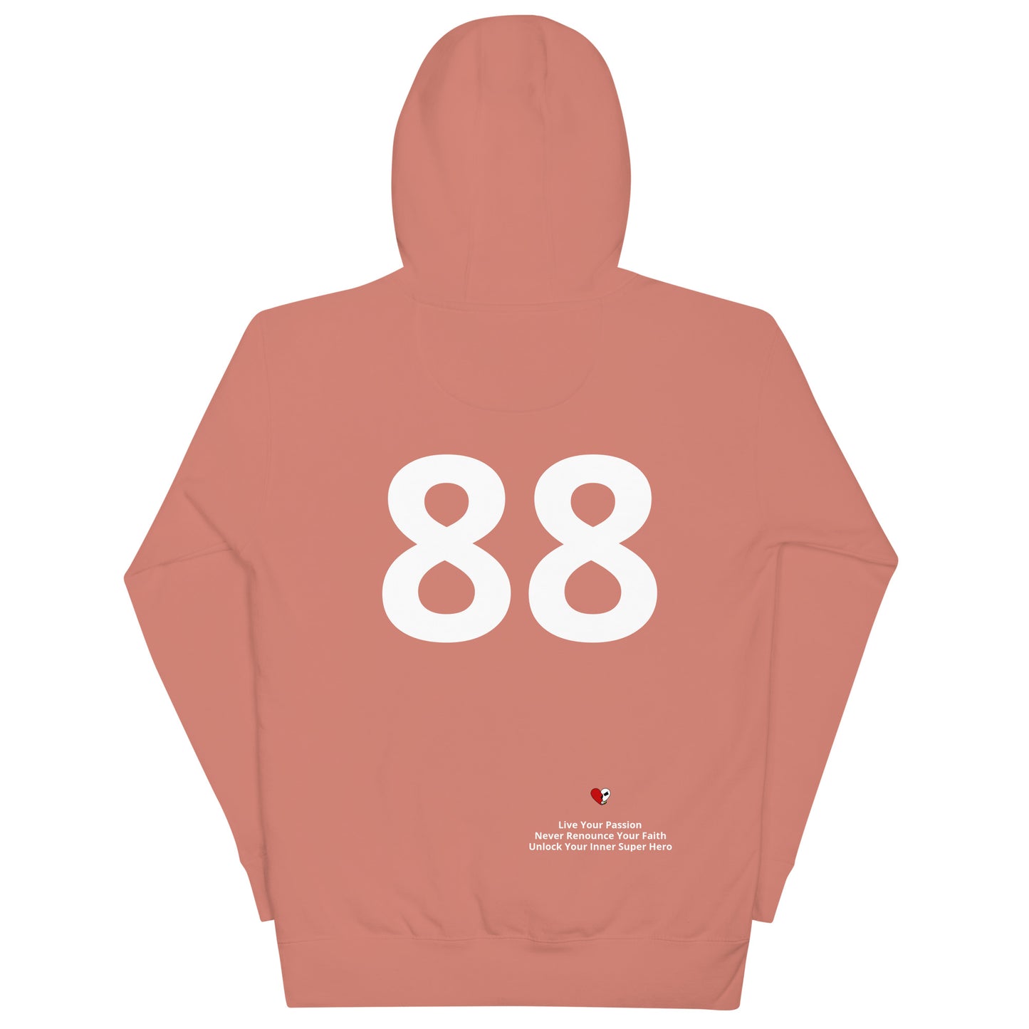 CC88 *World Travelers'* Premium Hoodie (Dusty Rose)