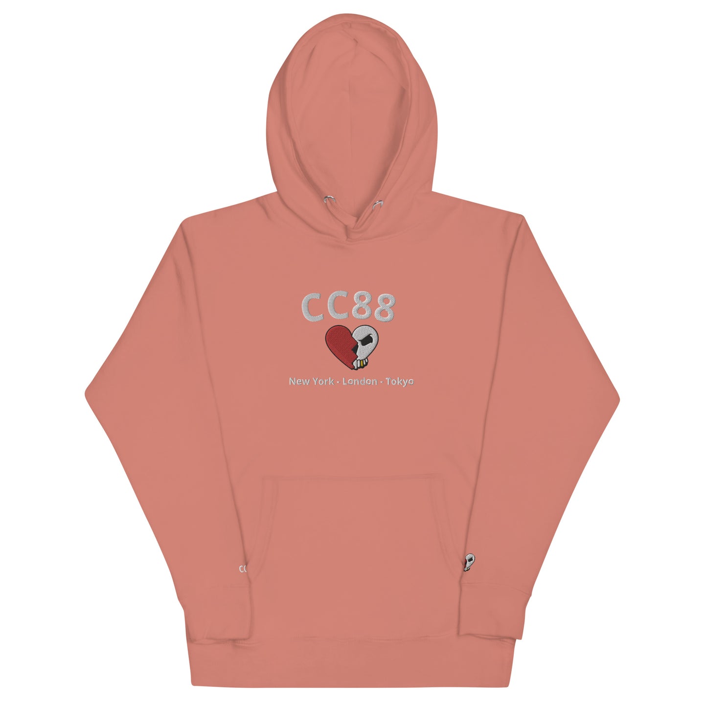 CC88 *World Travelers'* Premium Hoodie (Dusty Rose)