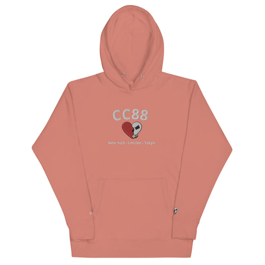 CC88 *World Travelers'* Premium Hoodie (Dusty Rose)