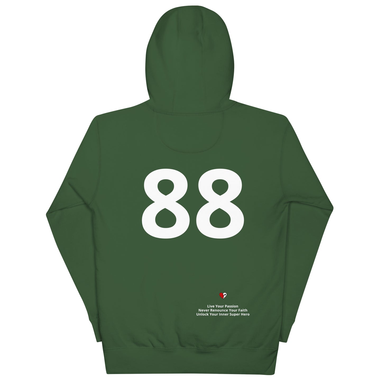 CC88 *World Travelers'* Premium Hoodie (Money Green)