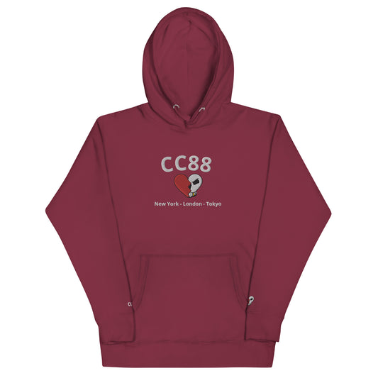 CC88 *World Travelers'* Hoodie (Maroon)