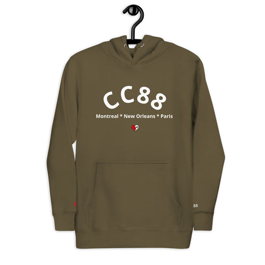 CC88 City Muse X Unisex Hoodie Military Green