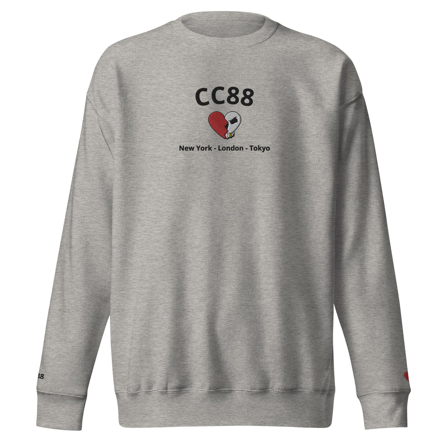 CC88 *World Travelers'* Premium Sweatshirt (Carbon Grey)