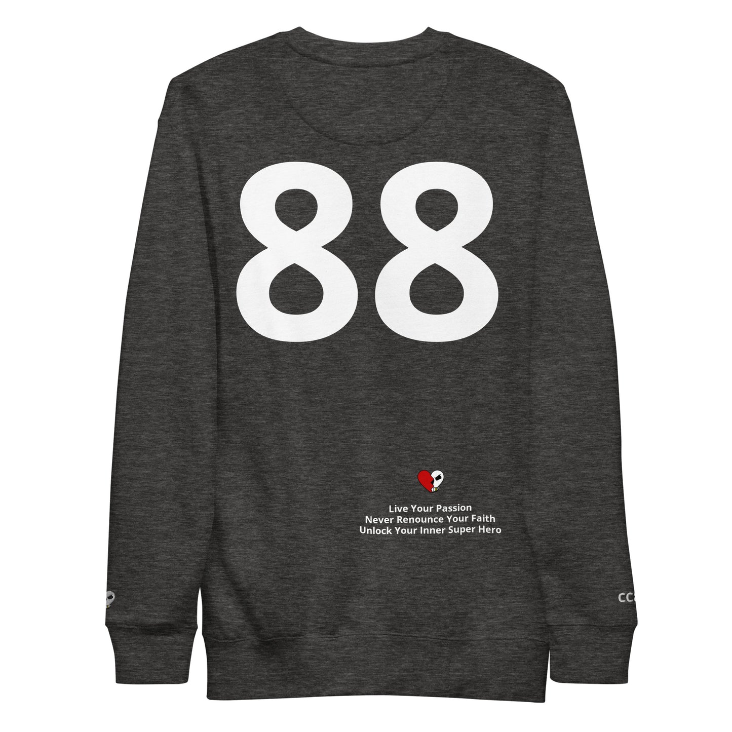 CC88 *World Travelers'* Premium Sweatshirt (Heather Grey)