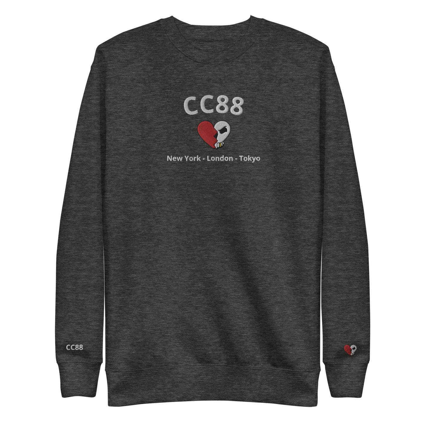 CC88 *World Travelers'* Premium Sweatshirt (Heather Grey)